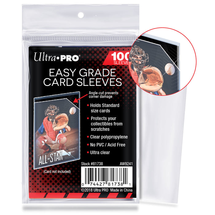 Ultra PRO: Standard 100ct Sleeves - Easy Grade