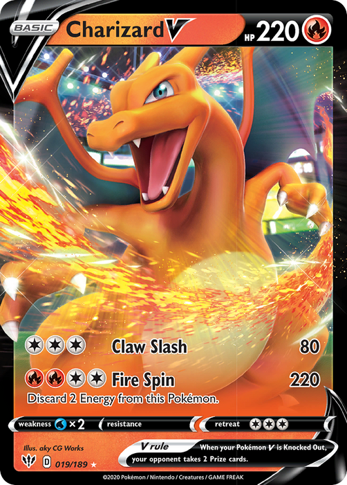 Charizard V (019/189) [Sword & Shield: Darkness Ablaze]