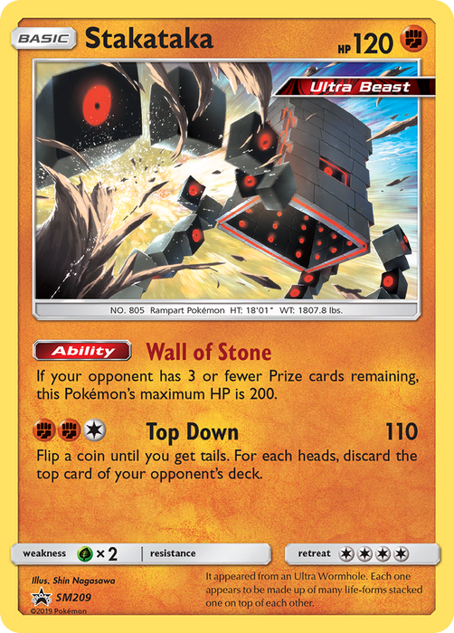 Stakataka (SM209) [Sun & Moon: Black Star Promos]