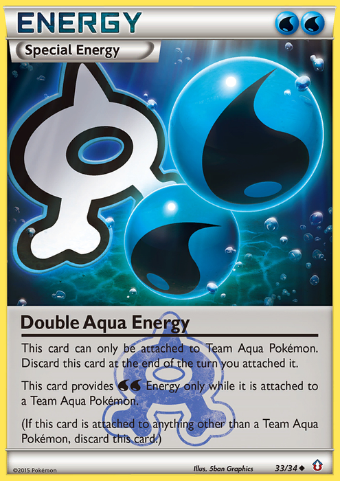 Double Aqua Energy (33/34) [XY: Double Crisis]