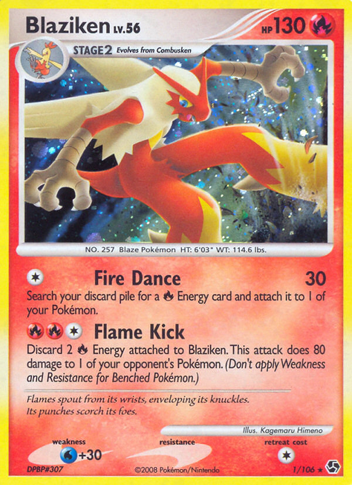 Blaziken (1/106) [Diamond & Pearl: Great Encounters]