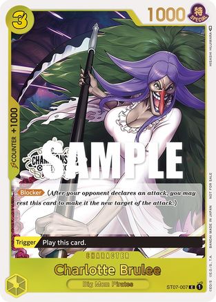 Charlotte Brulee (Store Championship Participation Pack) [ST07-007] (One Piece Promotion Cards)