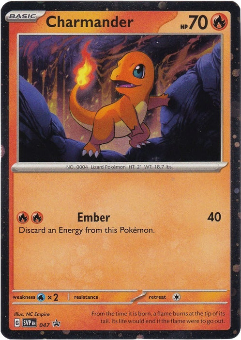 Charmander (SVP047) (Cosmos Holo) [Scarlet & Violet: Black Star Promos]