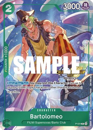 Bartolomeo (CS 2023 Event Pack) [P-029] (One Piece Promotion Cards)