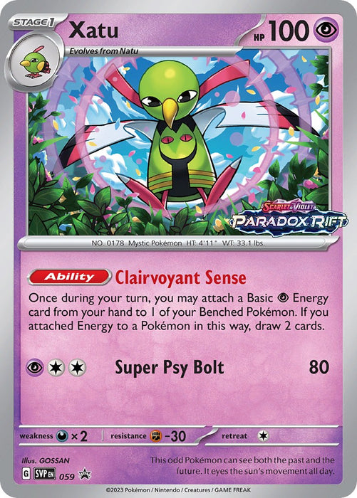 Xatu (SVP059) [Scarlet & Violet: Black Star Promos]