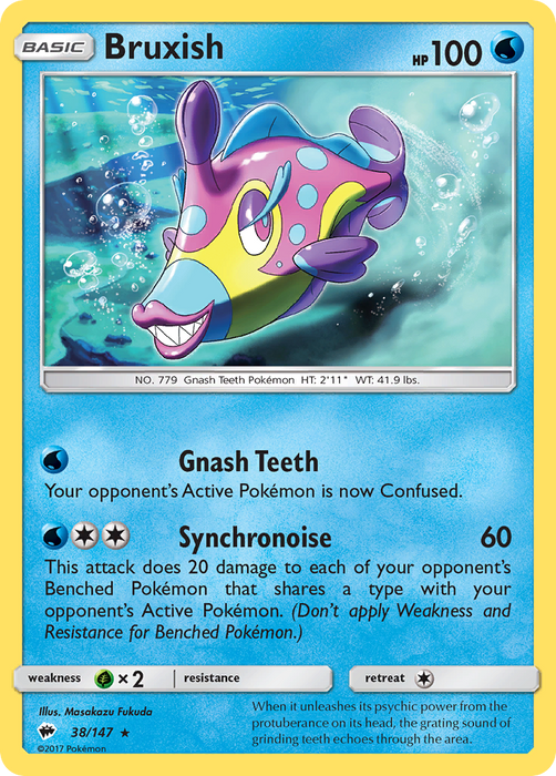 Bruxish (38/147) [Sun & Moon: Burning Shadows]