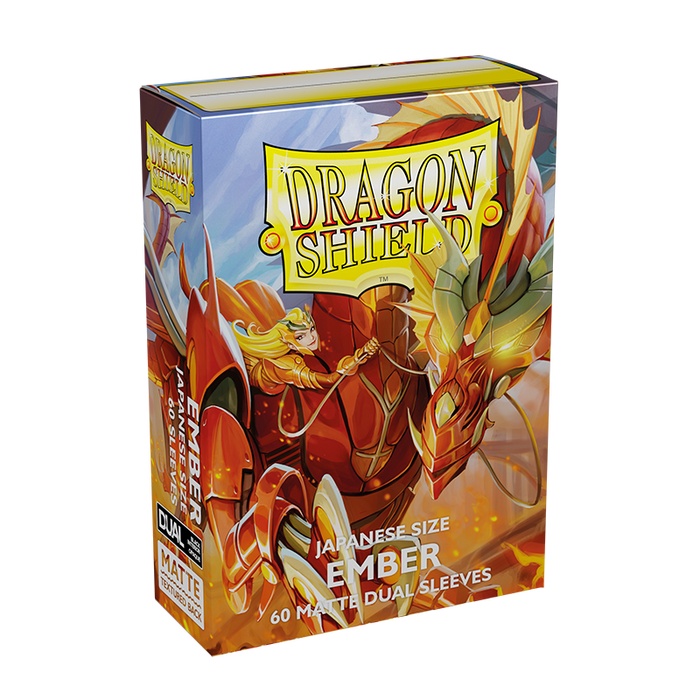 Dragon Shield: Japanese Size 60ct Sleeves - Ember (Dual Matte)