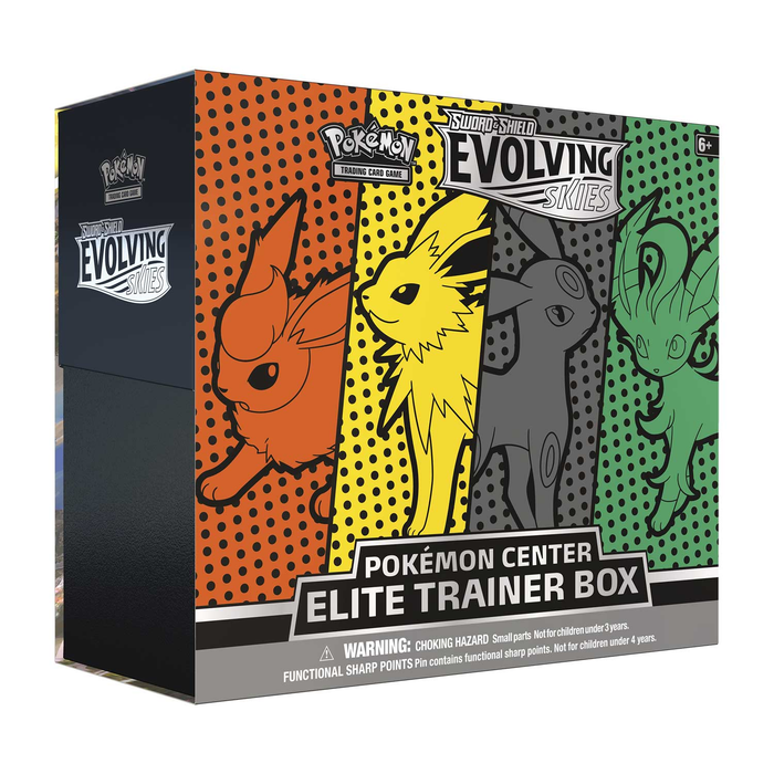 Sword & Shield: Evolving Skies - Elite Trainer Box (Flareon/Jolteon/Umbreon/Leafeon) (Pokemon Center Exclusive)