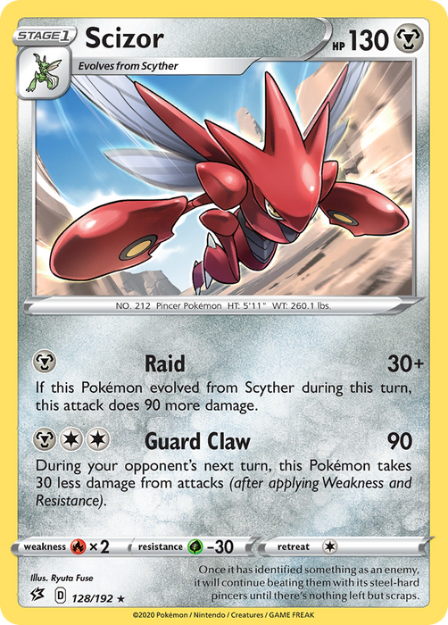 Scizor (128/192) [Sword & Shield: Rebel Clash]