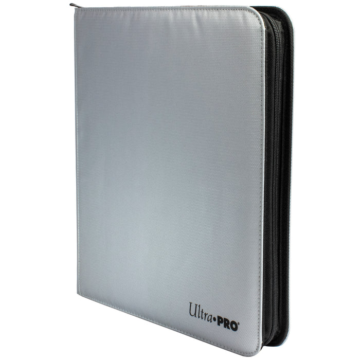 Ultra PRO: 12-Pocket Zippered PRO-Binder (Silver)