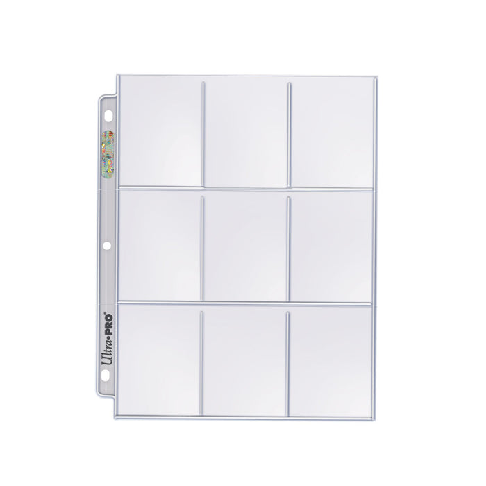 Ultra PRO: 18-Pocket Pages - Silver Series (3-Holes / 25ct)
