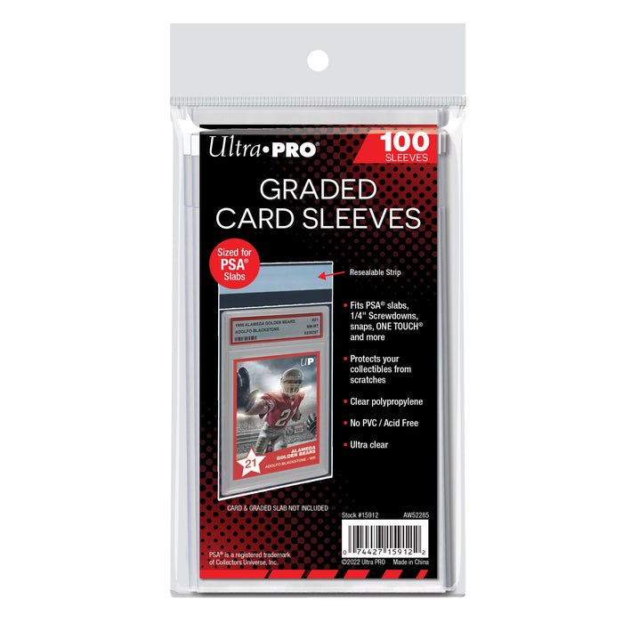 Ultra PRO: 100ct Card Sleeves (PSA Graded)