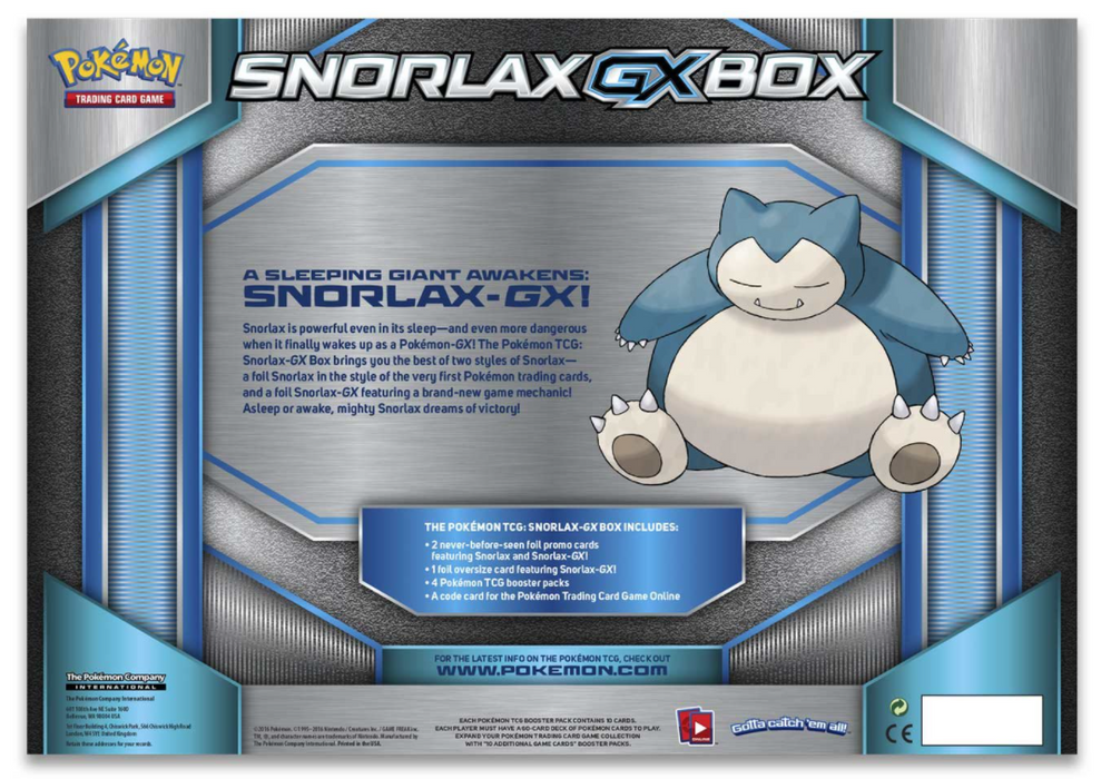 Snorlax GX Box