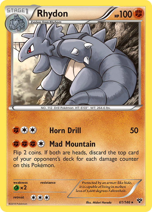 Rhydon (61/146) [XY: Base Set]