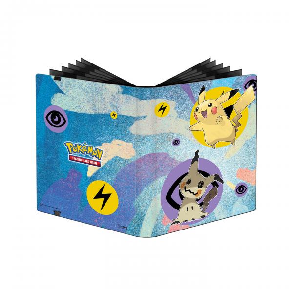 pokemon card binder pikachu 9 POCKET PRO BINDER POKEMON PIKACHU & MIMIKYU — KanZenGames