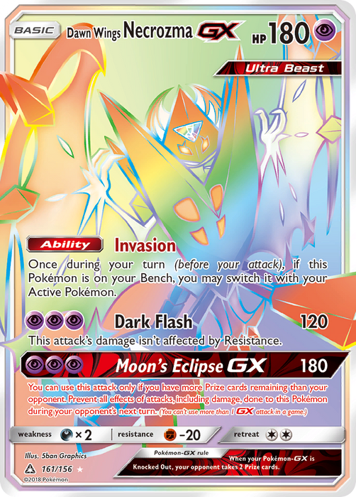 Dawn Wings Necrozma GX (161/156) [Sun & Moon: Ultra Prism]