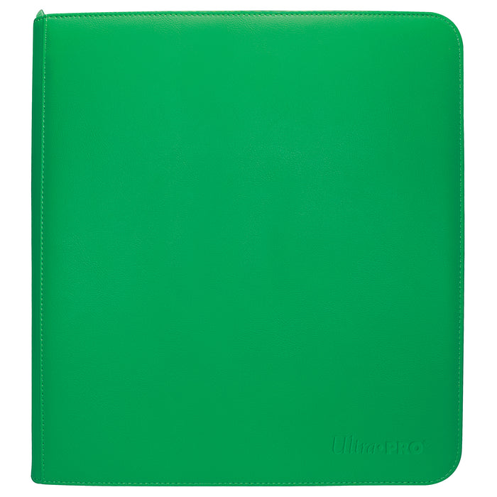 Ultra PRO: 12-Pocket Zippered PRO-Binder - Vivid (Green)