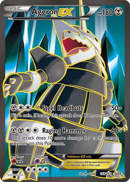 Aggron EX (153/160) [XY: Primal Clash]