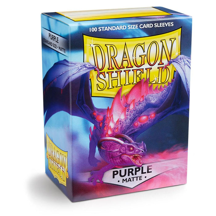 Dragon Shield: Standard 100ct Sleeves - Purple (Matte)