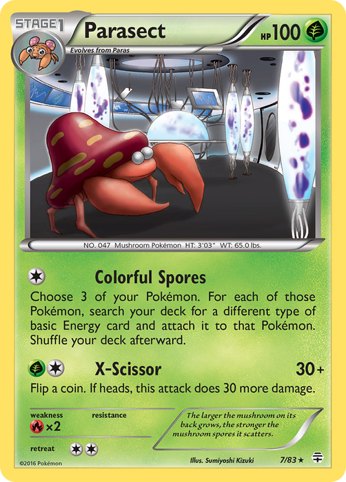 Parasect (7/83) [XY: Generations]