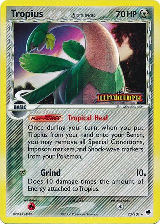 Tropius (23/101) (Delta Species) (Stamped) [EX: Dragon Frontiers]