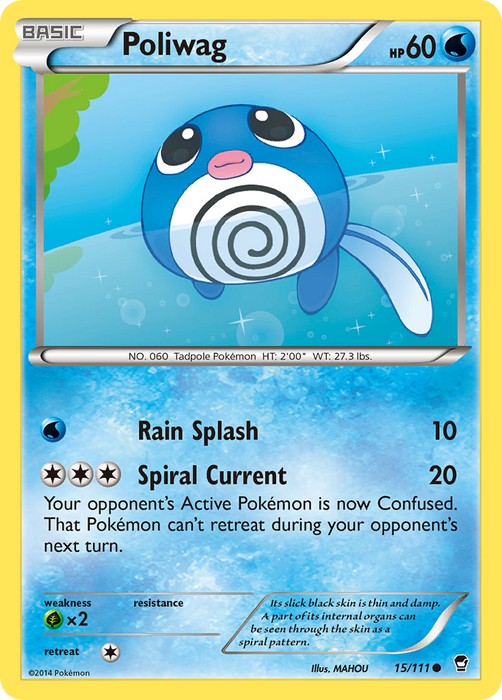 Poliwag (15/111) [XY: Furious Fists]