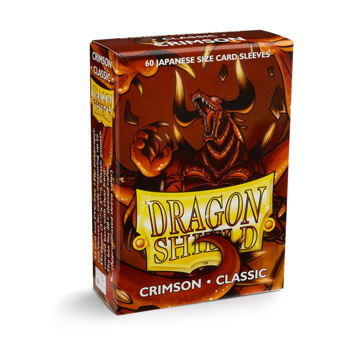 Dragon Shield: Japanese Size 60ct Sleeves - Crimson (Classic)