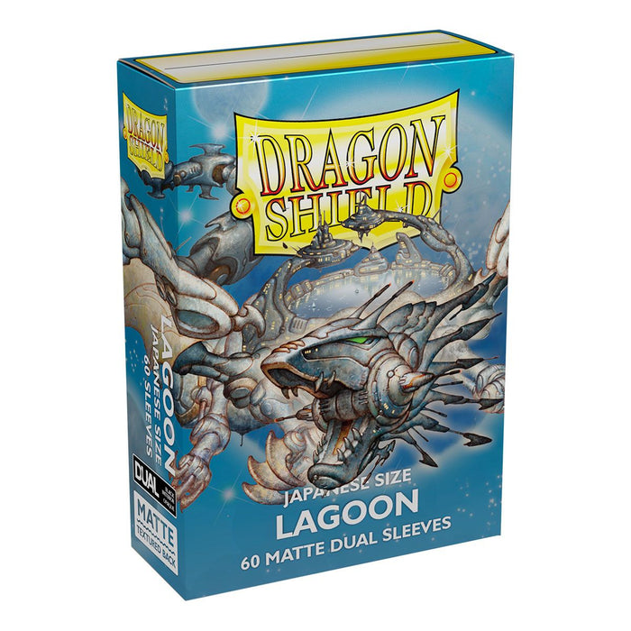 Dragon Shield: Japanese Size 60ct Sleeves - Lagoon (Dual Matte)