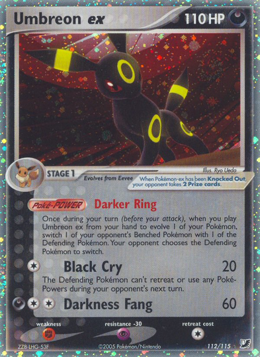 Umbreon ex (112/115) [EX: Unseen Forces]