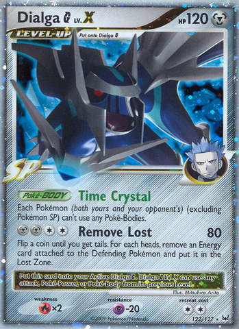 Pokemon Diamond & Pearl Great Encounters - Dialga LV. X (Ultra Rare  Holofoil) Card