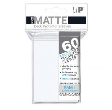 ULTRA PRO - SMALL CARD SLEEVES 60CT - PRO MATTE - WHITE