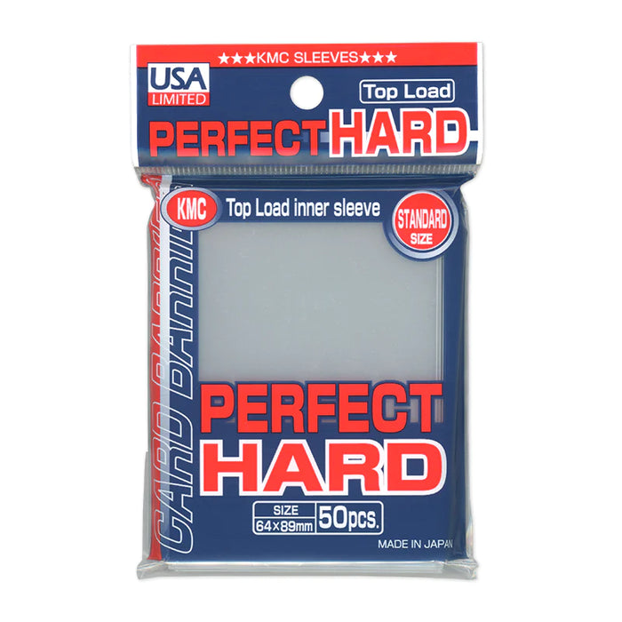 KMC - PERFECT HARD - STANDARD SIZE - CLEAR 50CT (USA LIMITED)