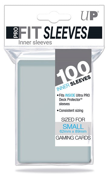 ULTRA PRO - SMALL PRO FIT INNER CARD SLEEVES 100CT